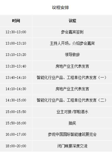 2019(第三届)智慧地产沙龙暨供需洽谈会