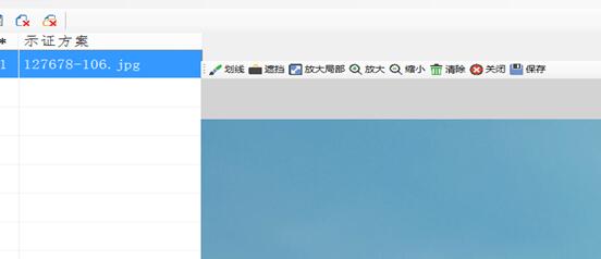 图6 示证方案显示