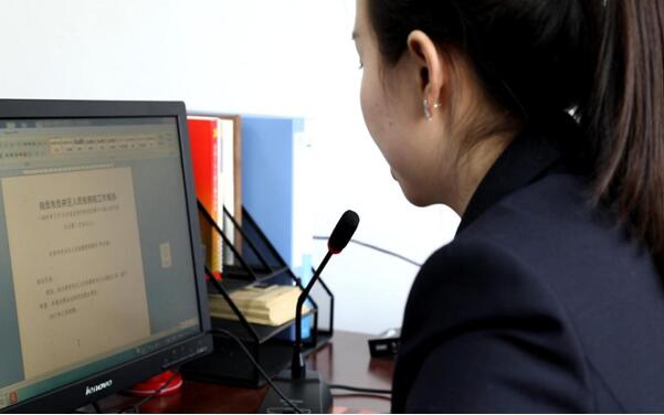 通过智能检务输入法进行案件信息录入