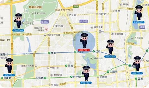 位置信息实时显示