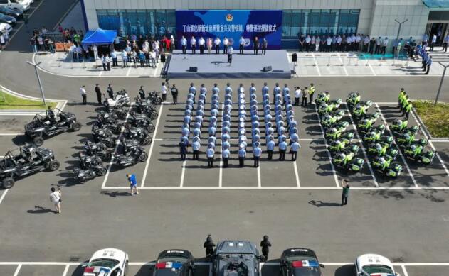 丁山派出所智慧警务、交警铁骑、特警巡控同步上线