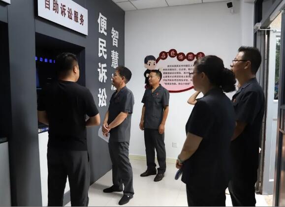 宁夏吴忠利通法院建设“24小时自助诉讼服务区”
