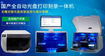 国产全自动光盘打印刻录一体机