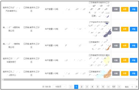 汽车维修企业废机油监管模型 汽车维修企业废机油监管模型