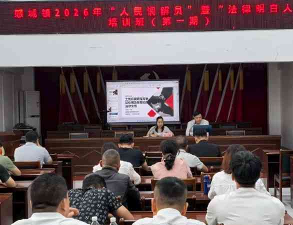 东方市感城镇开展2026年度首期人民调解员暨“法律明白人”专题培训 东方市感城镇开展2026年度首期人民调解员暨“法律明白人”专题培训