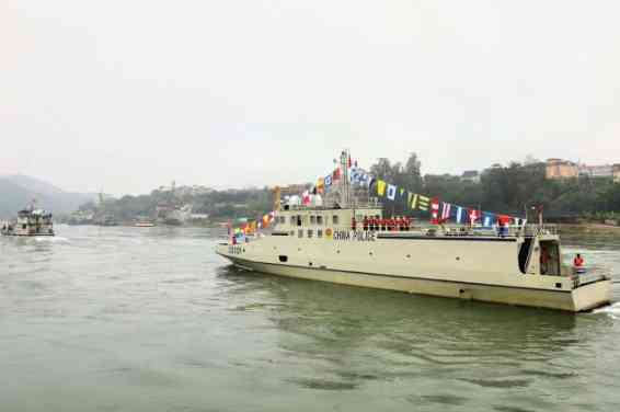 第164次中老缅泰湄公河联合巡逻执法行动正式启动